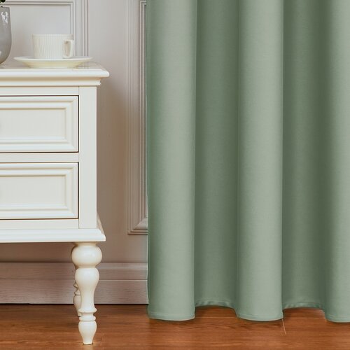 Draperie blackout 4Home Cairo gri-verde, 150 x 250 cm