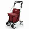 Carlett Senior Comfort nakupovalna torba nakolesih 29 l, rubin