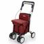 Carlett Senior Comfort nakupovalna torba nakolesih 29 l, rubin