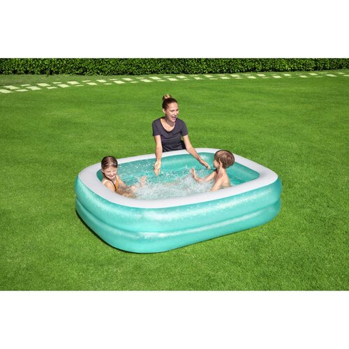 Viereckiger Familienpool Bestway Green, 200 x 146 x 48 cm