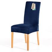 Restilo Husă pentru scaun Sento indigo, 48 x 48 x 58 + 10 cm, set de 6 bucăți