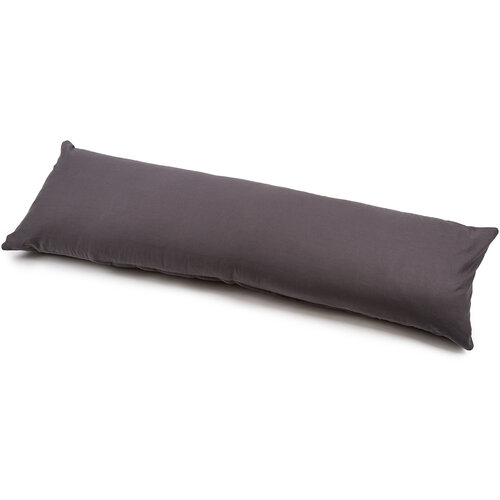 Față de pernă pentru relaxare de rezervă UNI antracit, 55 x 180 cm