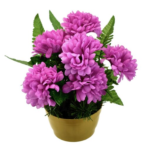 Decorațiune suvenir în castron violet, 22 cm