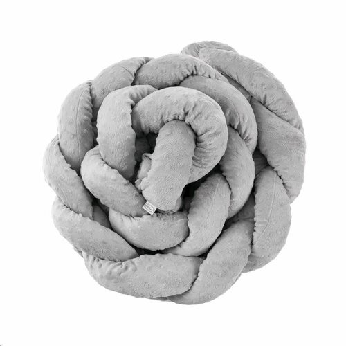 Belisima Bettschlange Zopf, grau