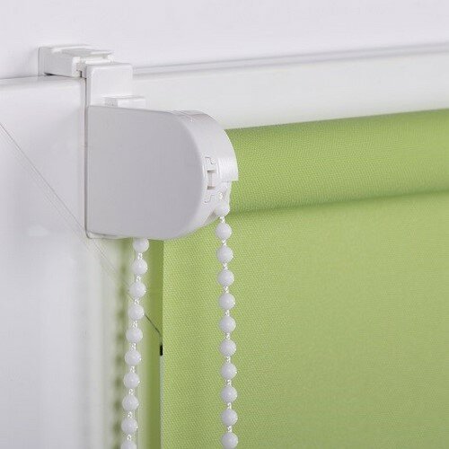 Рулонна штора MINI Rainbow Line зелена, 42 x 150 см