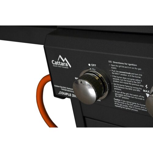 Cattara 13042 Grill kombinowany 2w1 Couple, 159 x 102 x 49 cm