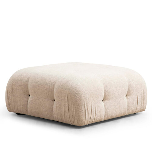 Bubble Pouffe Cream Bouclette zsámoly