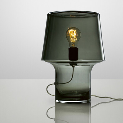 Stolní lampa Cosy in Grey 32 cm, šedá