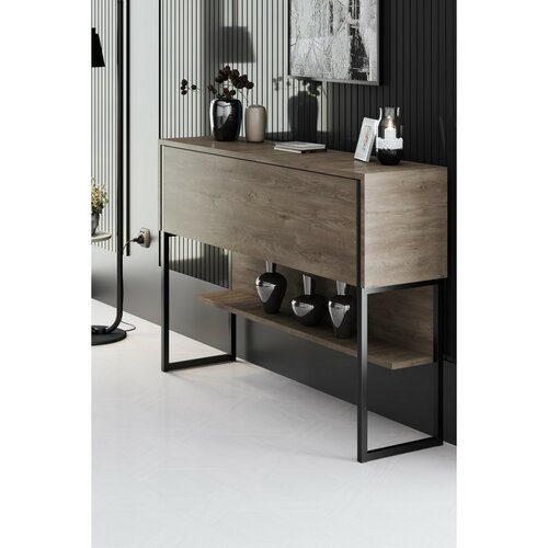 Komoda Luxe Walnut and Black