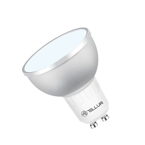 Tellur WiFi Smart żarówka LED GU10, 5 W, ciepła biała