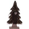 Dekoracja bożonarodzeniowa Hairy tree, ciemnobrązowa, 41 cm
