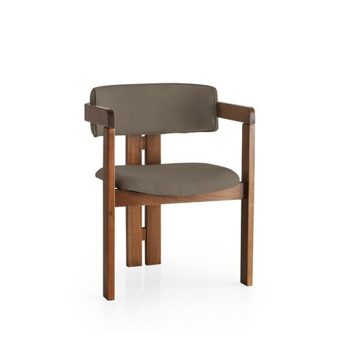Jedálenská stolička CO Light Brown and Walnut