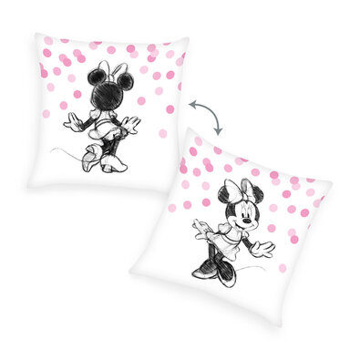 Pernă Minnie Mouse Buline, 40 x 40 cm