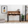 Birou Kemo Walnut and Black
