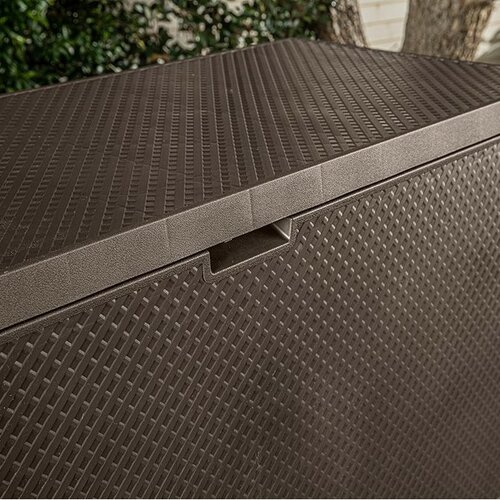 Cutie de depozitare Keter Garden Emily maro, 280 l, 118 x 58 x 45 cm