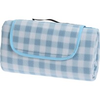 Kockás piknik takaró, 130 x 150 cm, kék