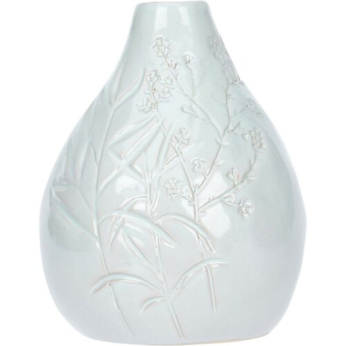 Porcelan vaza z dekorjem cvetov Lena, 10,5 x 14 cm