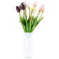 Sztuczna wiązanka Tulipanów różowy,  39 cm
