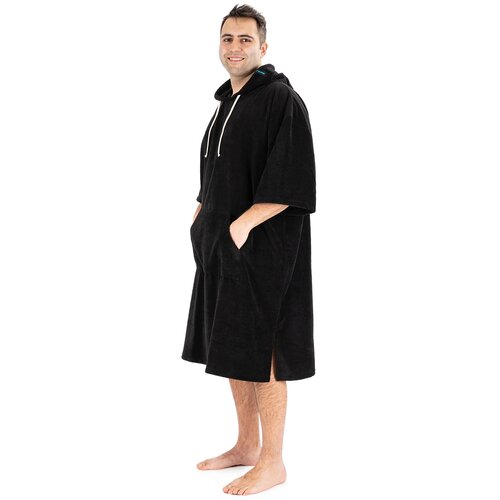 Towee Surf poncho MONO fekete, 80 x 115 cm