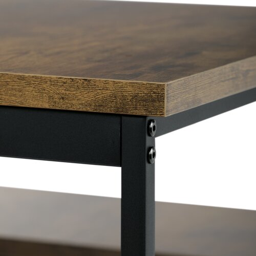 Esszimmergarnitur mit 2 Bänken OLD WOOD, 110 x 60 x 75 cm