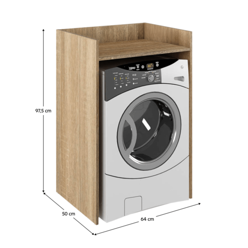 VOJTO mosógép szekrény, sonoma tölgy