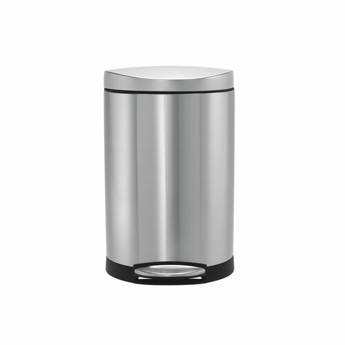 Simplehuman Kosz pedałowy półokrągły 10 l, stal nierdzewna