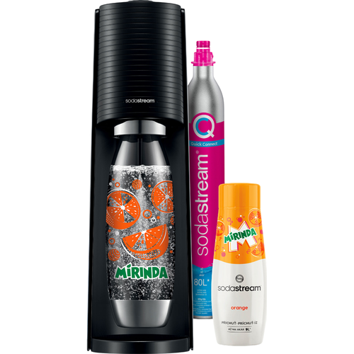 Aparat Sodastream Terra Negru Mirinda MegaPack CQC
