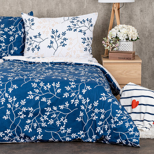 Lenjerie de pat din bumbac 4Home Harmony albastru,140 x 200 cm, 70 x 90 cm