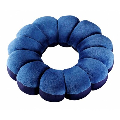 Multifunkční polštář Flower, modrá
