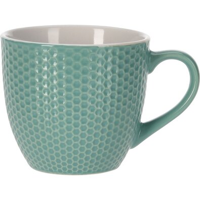 Steinguttasse Honeycomb, 250 ml, grün