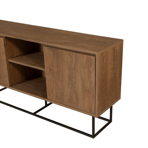 Skříňka Tela Walnut and Black