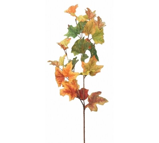 Umělá květina podzimní javorová větvička