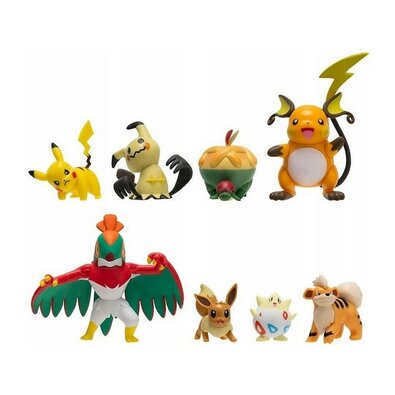 Pokémon figurák készlete, 8 db