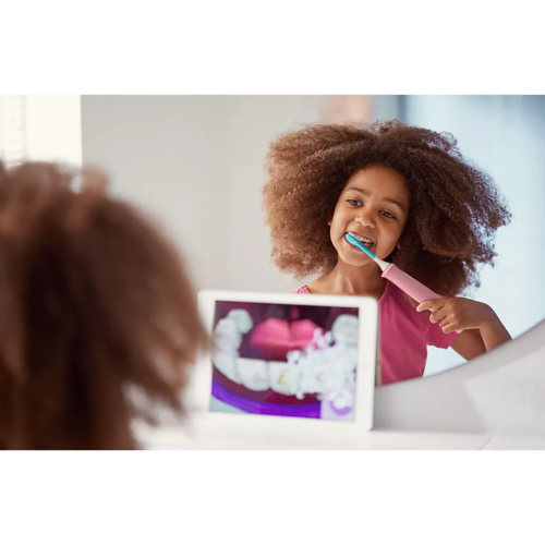 Philips Sonická detská zubná kefka s pripojením Bluetooth HX6352/42, ružová