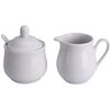 Porcelanowy komplet mlecznika i cukierniczki