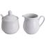 Porcelanowy komplet mlecznika i cukierniczki