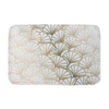 Covoraș din spumă cu memorie Domarex Ginkgo, alb-auriu, 38 x 58 cm