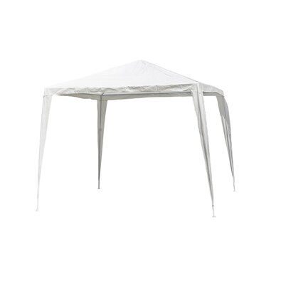Happy Green Gazebo Party II bela, 2,4 x 2,4 m
