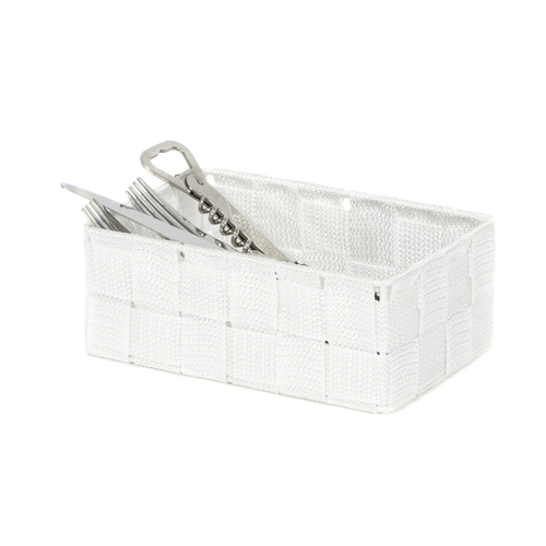 Compactor Úložný organizér do zásuvky M TEX, 18 x 12 x 7 cm, biela