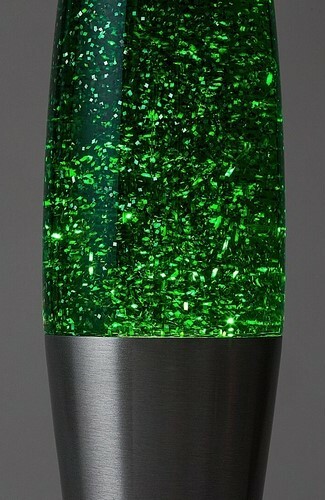 Rabalux 76113 dekorativní lávová LED lampa Glitter 2, zelená