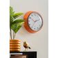 Karlsson 6006OR designové nástěnné hodiny oranžová, pr. 34 cm