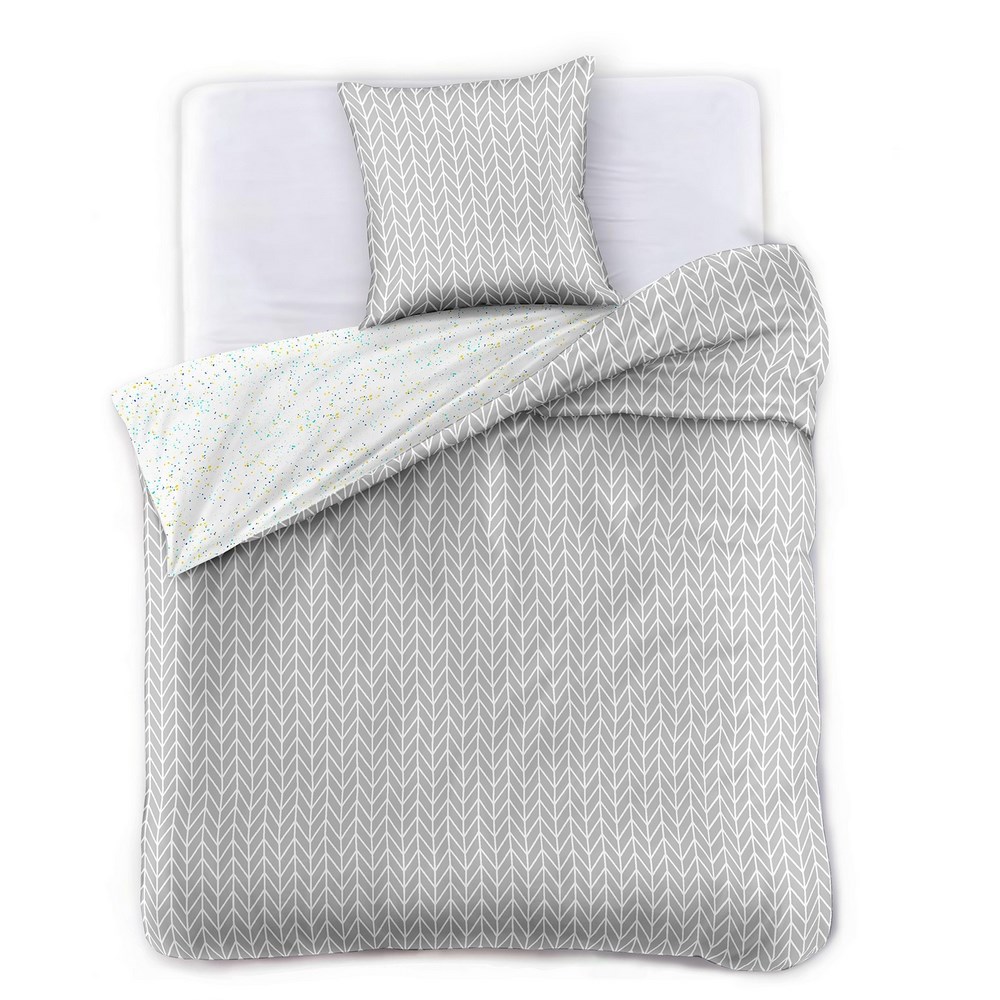 DecoKing Saténové povlečení Herringbone, 140 x 200 cm, 70 x 90 cm, 140 x 200 cm, 70 x 90 cm