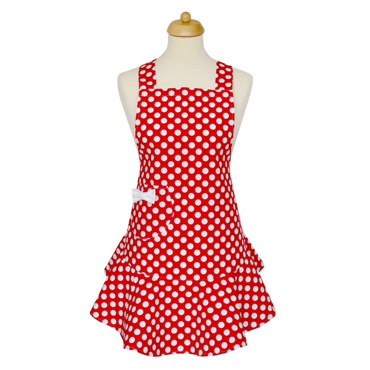 Šik v kuchyni Zástera červená, 65 x 70 cm