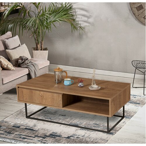 Konferenčný stolík Dale Walnut and Black