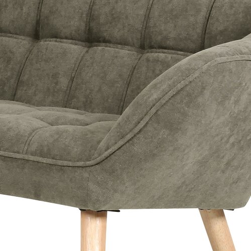 Dwuosobowa sofa AK-322 LAN2, brązowa