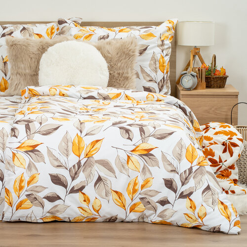 4Home Бавовняна постільна білизна ренфорс  Autumn Leaves, 140 х 200 см, 70 х 90 см