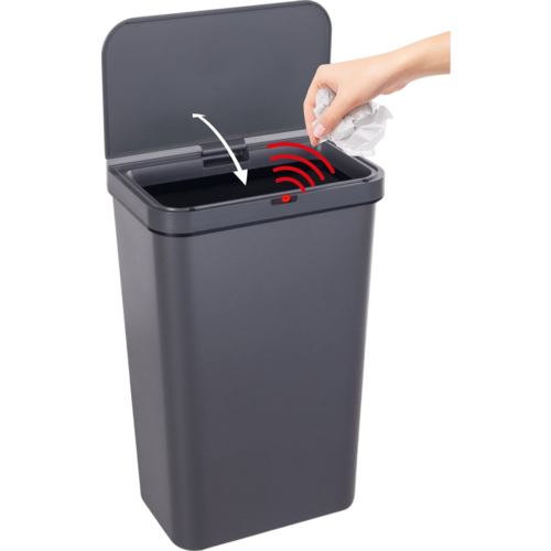Lamart LT8108 Bezdotykový koš Sensor 50 l, šedá
