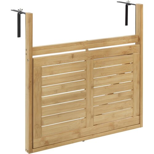 Wenko Măsuță suspendată pentru balcon din bambusWaikiki, 64 × 44 × 65 cm