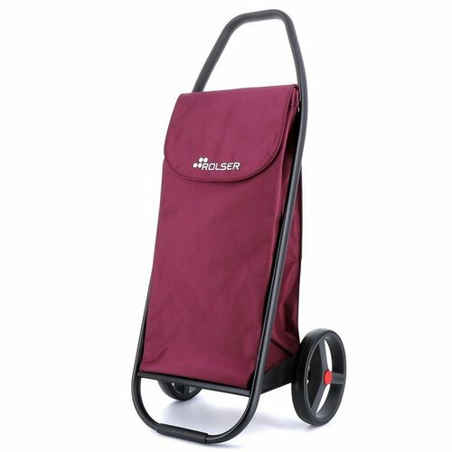 Rolser Geantă de cumpărături pe roți Com MF 8Black Tube, burgundy