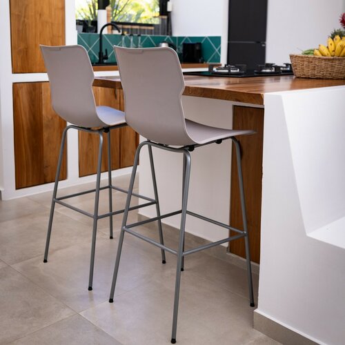 Barstuhl Duo Stone 48 x 51,8 x 116 cm